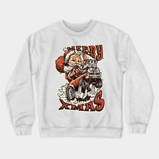 Hot Rod Santa Crewneck Sweatshirt